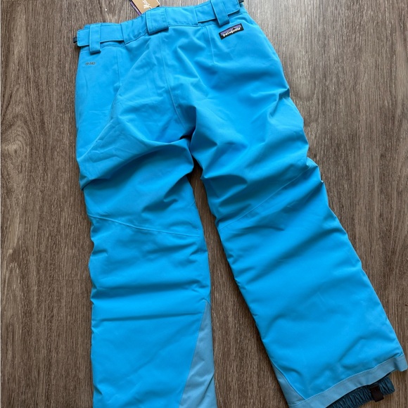 Patagonia Kids Bright Blue Snow Pants - Picture 2 of 4